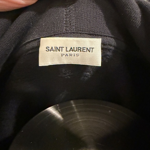 Saint Laurent Classic Black Hoodie - Picture 3 of 4